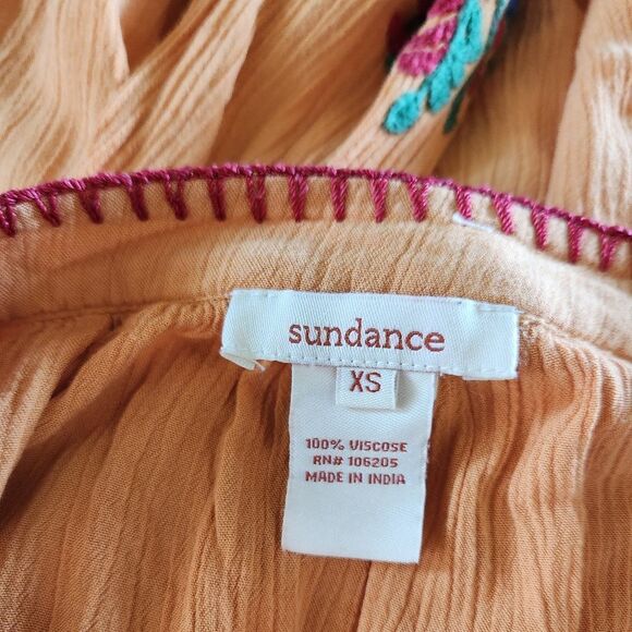 Sundance Fabled Floral Embroidered Tunic Size XS - Picture 6 of 6